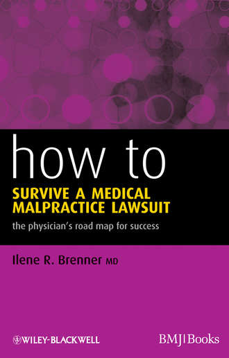 Ilene Brenner R.. How to Survive a Medical Malpractice Lawsuit. The Physician's Roadmap for Success