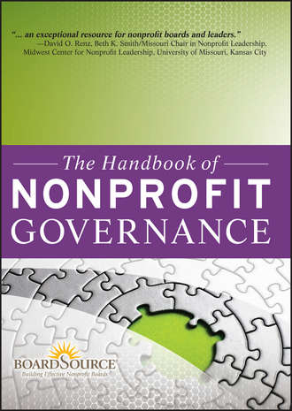 BoardSource. The Handbook of Nonprofit Governance