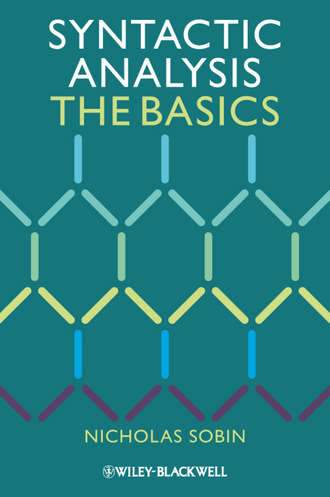Nicholas  Sobin. Syntactic Analysis. The Basics