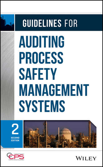 CCPS (Center for Chemical Process Safety). Guidelines for Auditing Process Safety Management Systems