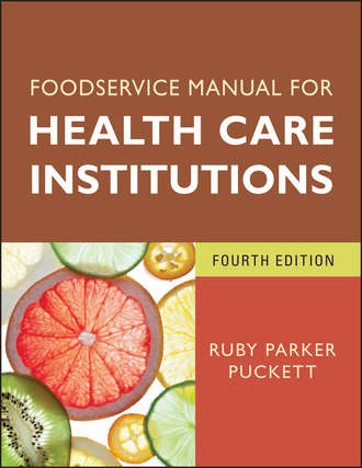 Foodservice Manual for Health Care Institutions. Ruby Parker Puckett