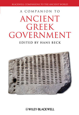 Hans  Beck. A Companion to Ancient Greek Government