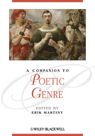 Erik  Martiny. A Companion to Poetic Genre