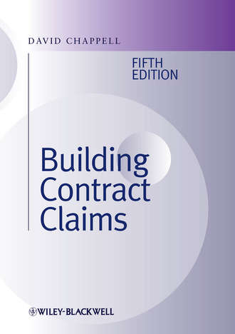 David  Chappell. Building Contract Claims
