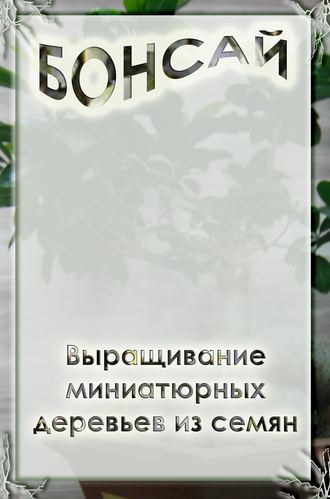 И. В. Мельников. Выращивание миниатюрных деревьев из семян