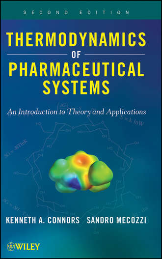 Mecozzi Sandro. Thermodynamics of Pharmaceutical Systems. An introduction to Theory and Applications