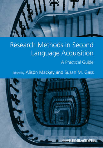 Mackey Alison. Research Methods in Second Language Acquisition. A Practical Guide