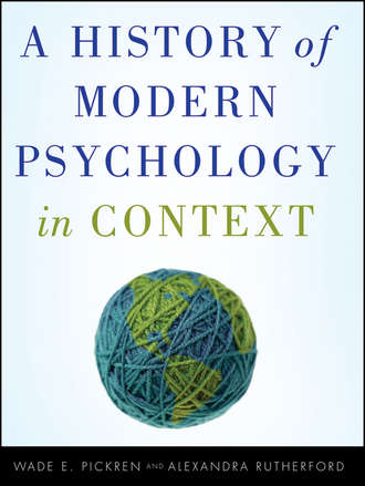 Pickren Wade. A History of Modern Psychology in Context