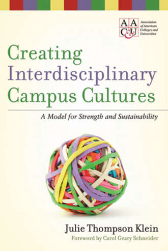 Klein Julie Thompson. Creating Interdisciplinary Campus Cultures. A Model for Strength and Sustainability