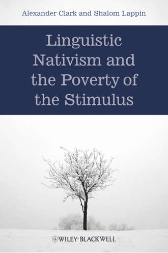 Lappin Shalom. Linguistic Nativism and the Poverty of the Stimulus