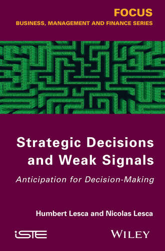 Strategic Decisions and Weak Signals. Anticipation for Decision-Making. Lesca Nicolas