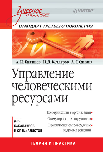 Управление человеческими ресурсами. Учебное пособие. И. Д. Котляров