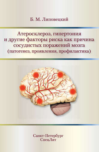 Б. М. Липовецкий. Атеросклероз, гипертония и другие факторы риска как причина сосудистых поражений мозга (патогенез, проявления, профилактика)