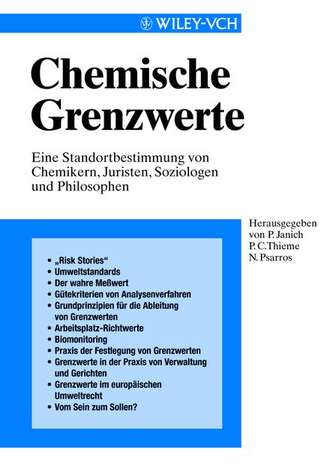 Группа авторов. Chemische Grenzwerte