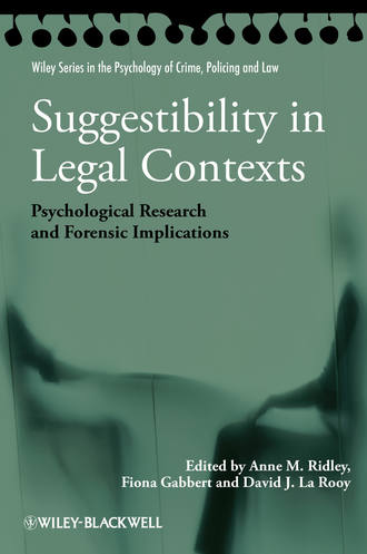 Anne M. Ridley. Suggestibility in Legal Contexts