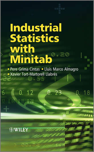 Pere Grima Cintas. Industrial Statistics with Minitab