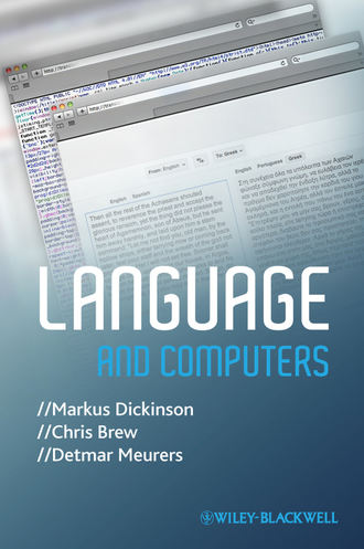Markus Dickinson. Language and Computers