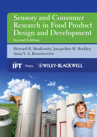 Howard R. Moskowitz. Sensory and Consumer Research in Food Product Design and Development