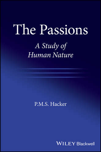 The Passions. P. M. S. Hacker