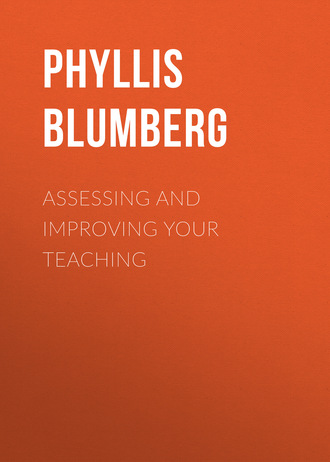 Phyllis Blumberg. Assessing and Improving Your Teaching