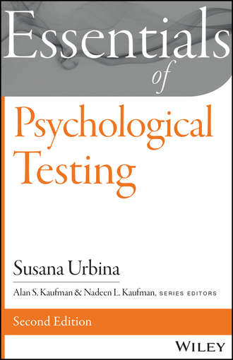 Susana  Urbina. Essentials of Psychological Testing