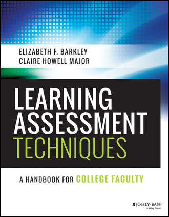 Elizabeth F.  Barkley. Learning Assessment Techniques