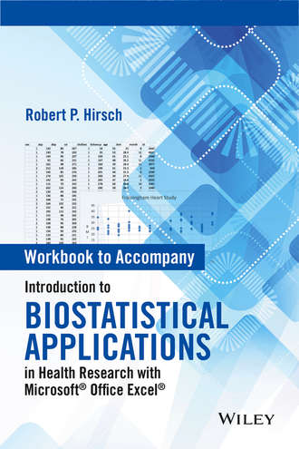 Robert P. Hirsch. Introduction to Biostatistical Applications in Health Research with Microsoft Office Excel, Workbook