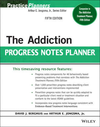 David J. Berghuis. The Addiction Progress Notes Planner