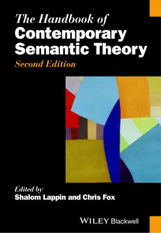 Shalom Lappin. The Handbook of Contemporary Semantic Theory