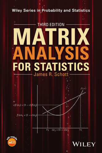 James R. Schott. Matrix Analysis for Statistics