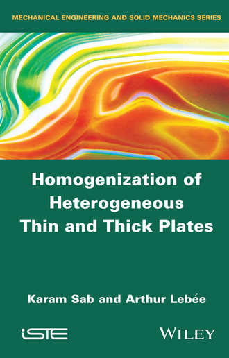 Arthur Leb?e. Homogenization of Heterogeneous Thin and Thick Plates