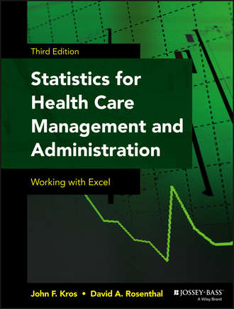 John F. Kros. Statistics for Health Care Management and Administration