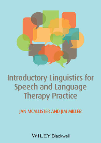Jan McAllister. Introductory Linguistics for Speech and Language Therapy Practice