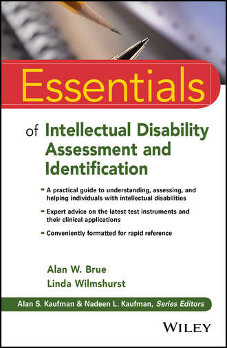 Linda  Wilmshurst. Essentials of Intellectual Disability Assessment and Identification