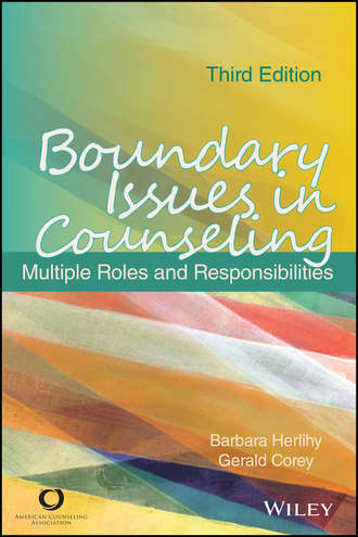 Gerald Corey. Boundary Issues in Counseling