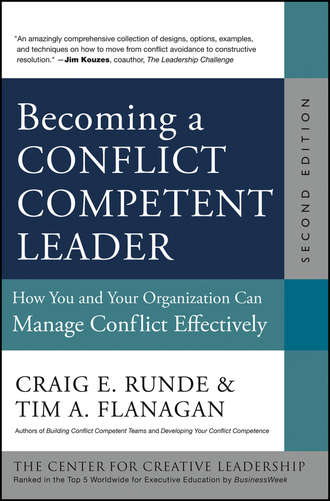 Becoming a Conflict Competent Leader. Tim A. Flanagan