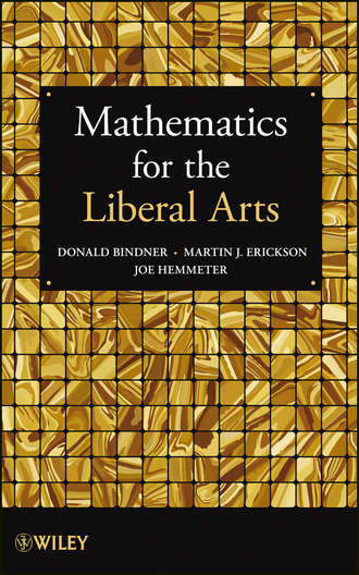 Donald Bindner. Mathematics for the Liberal Arts