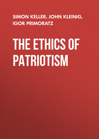 Simon Keller. The Ethics of Patriotism