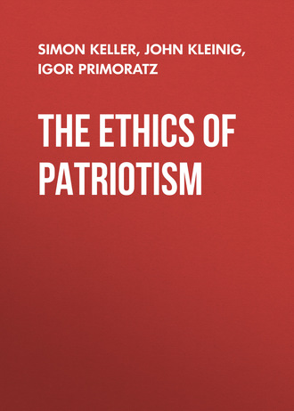 The Ethics of Patriotism. Simon Keller