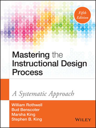 William J. Rothwell. Mastering the Instructional Design Process