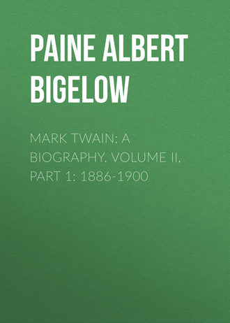 Paine Albert Bigelow. Mark Twain: A Biography. Volume II, Part 1: 1886-1900