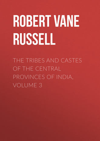 Robert Vane Russell. The Tribes and Castes of the Central Provinces of India, Volume 3