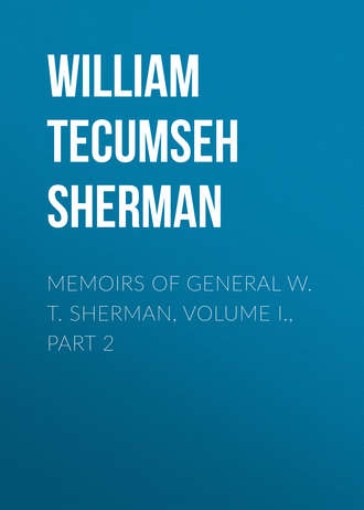 William Tecumseh Sherman. Memoirs of General W. T. Sherman, Volume I., Part 2