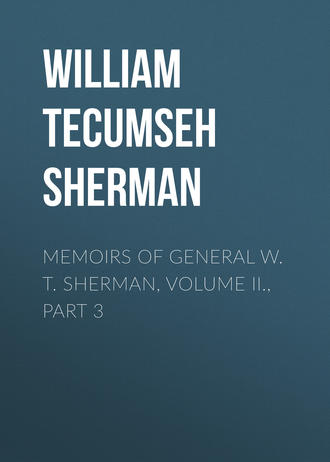 William Tecumseh Sherman. Memoirs of General W. T. Sherman, Volume II., Part 3