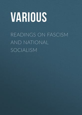 Various. Readings on Fascism and National Socialism