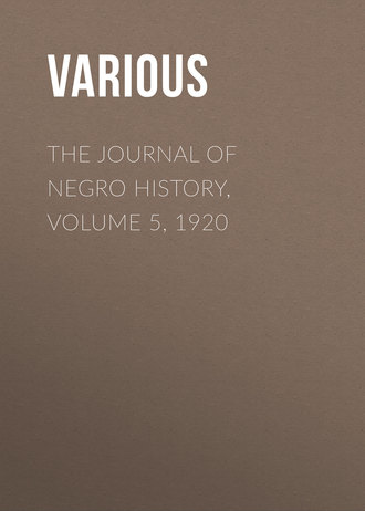 The Journal of Negro History, Volume 5, 1920. 