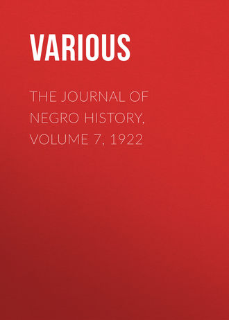The Journal of Negro History, Volume 7, 1922. 