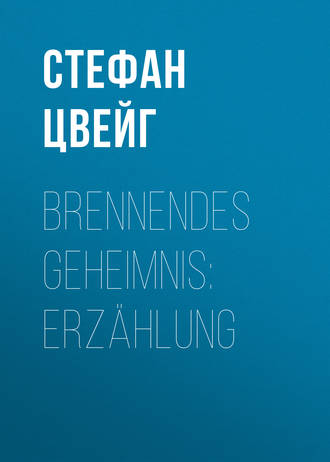 Стефан Цвейг. Brennendes Geheimnis: Erzählung