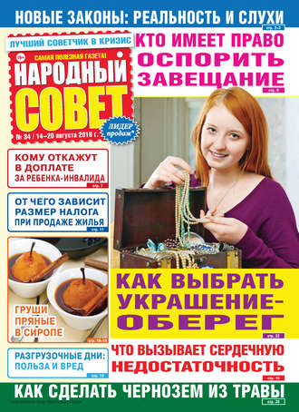 Народный совет №34/2018. Группа авторов