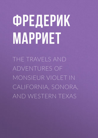 The Travels and Adventures of Monsieur Violet in California, Sonora, and Western Texas. 